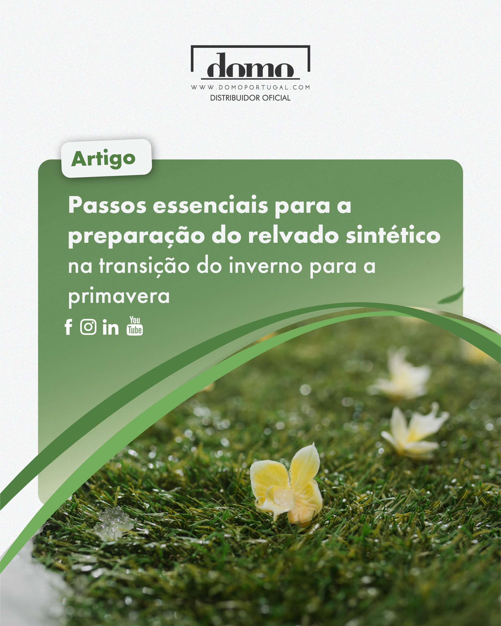 Passos essenciais para a preparação do relvado sintético na transição do inverno para a primavera